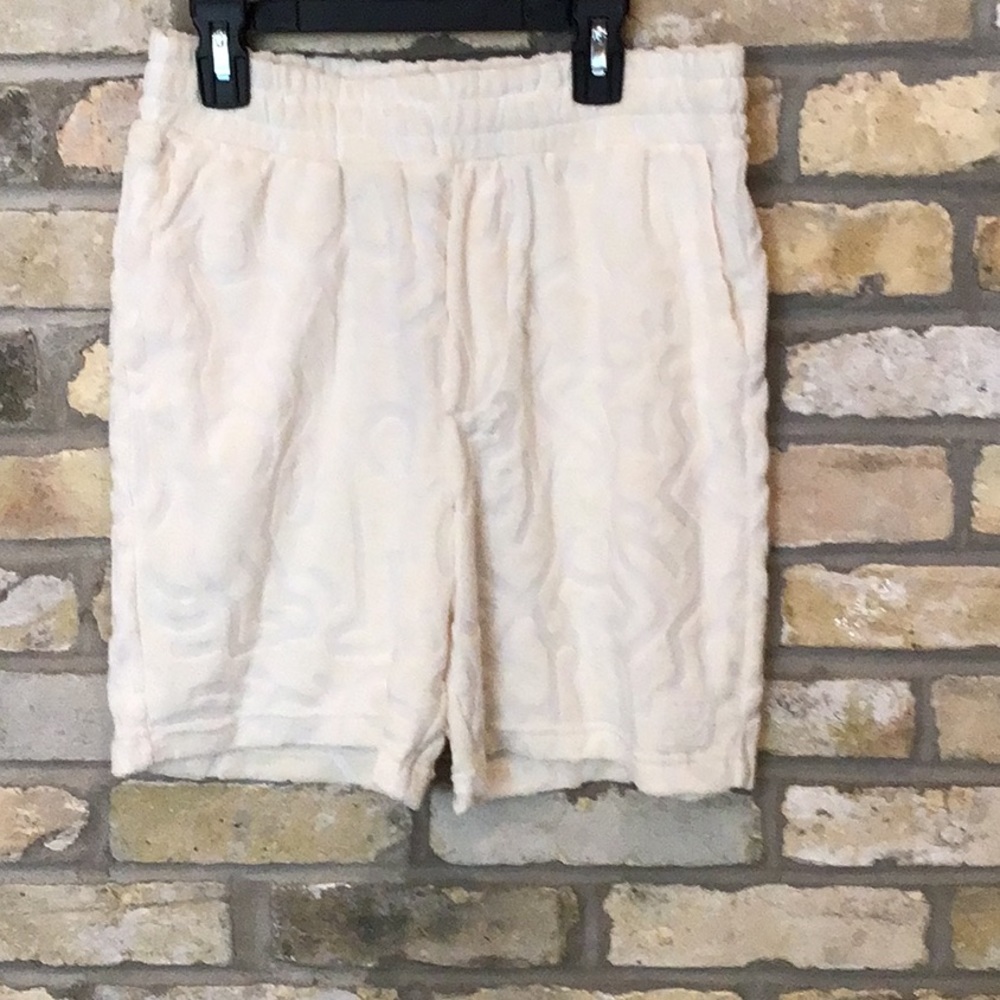 Terry cloth mens shorts